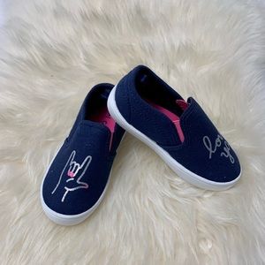 Carters Girls Blue Sneakers